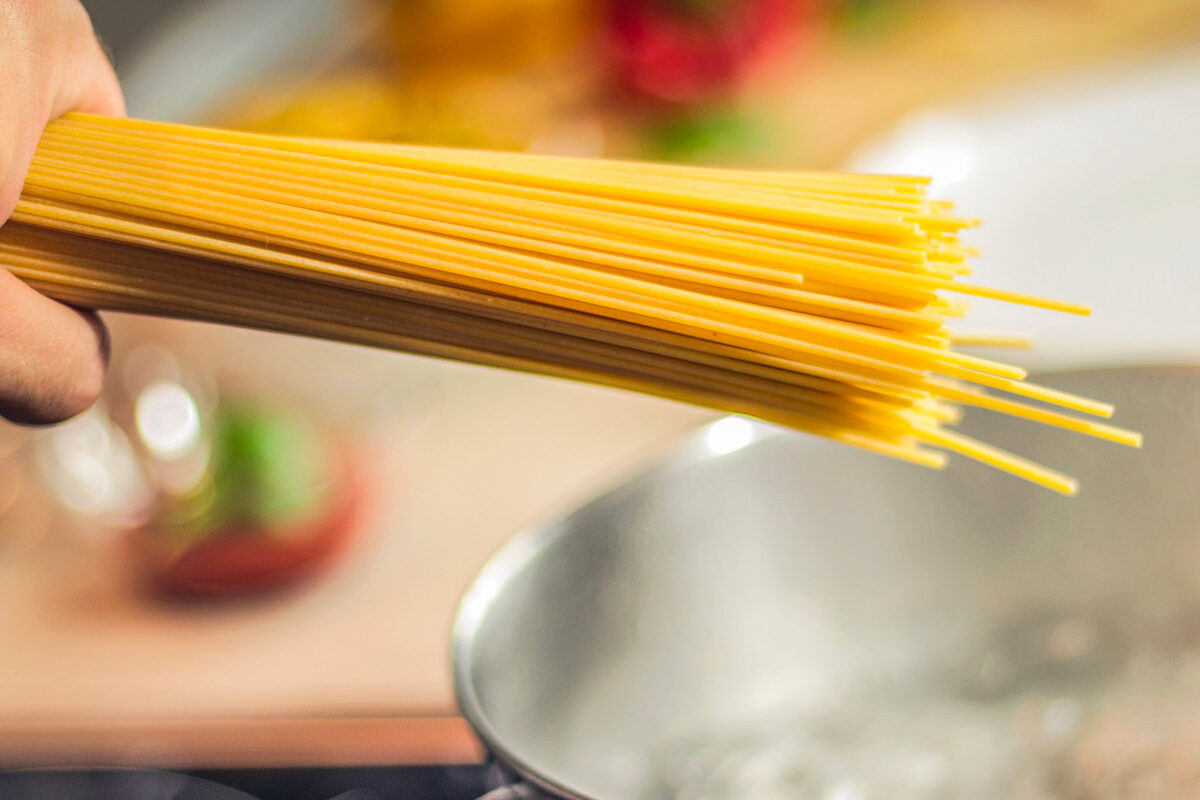 la cuisson passive des pates