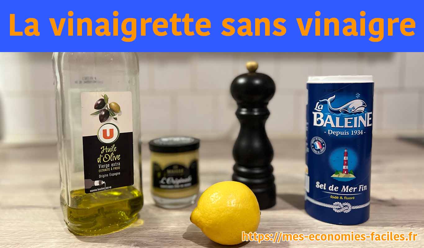 Vinaigrette sans Vinaigre La recette facile
