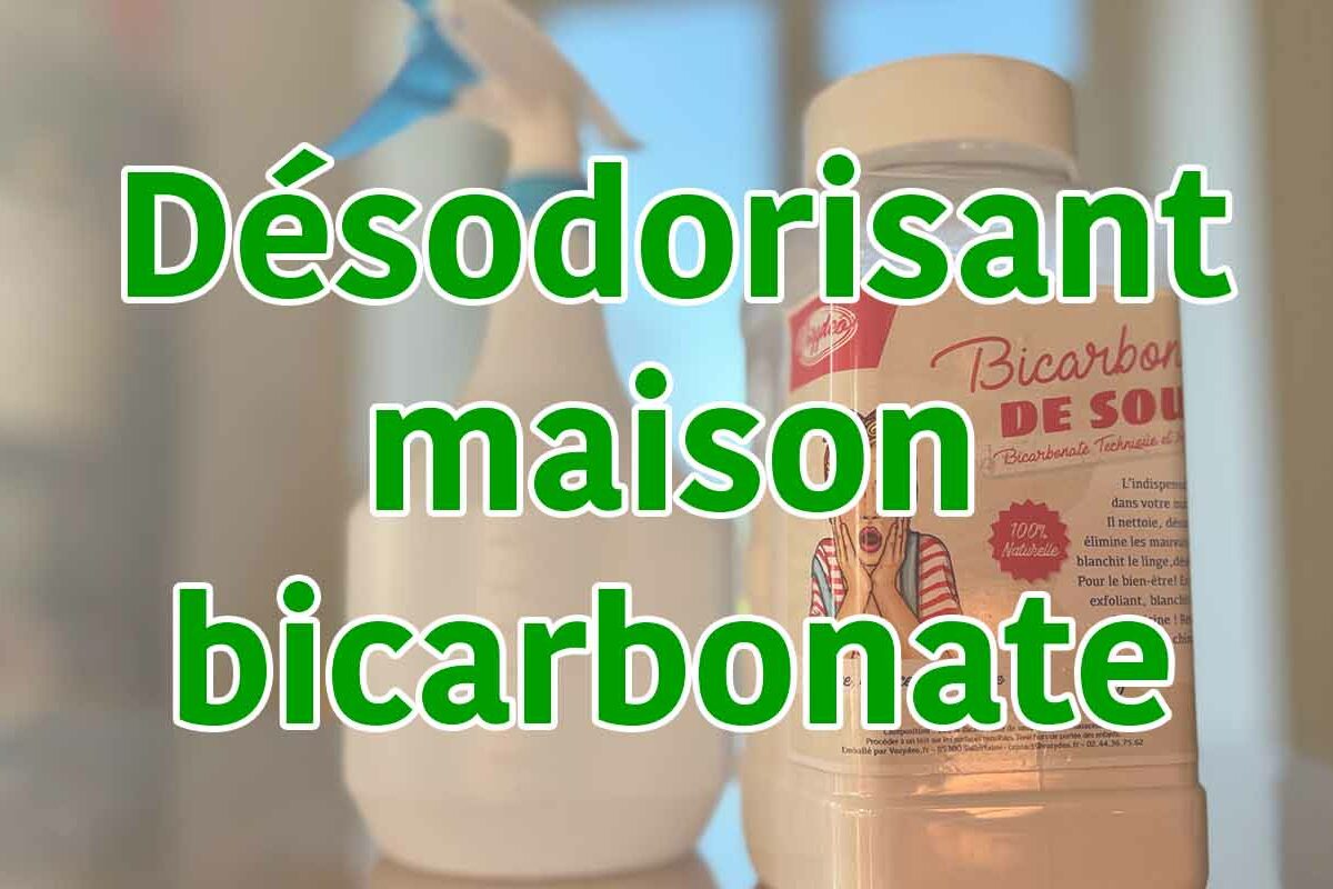 spray désodorisant maison au bicarbonate de soude