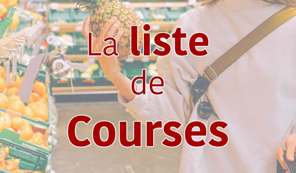 Liste de courses à télécharger gratuitement