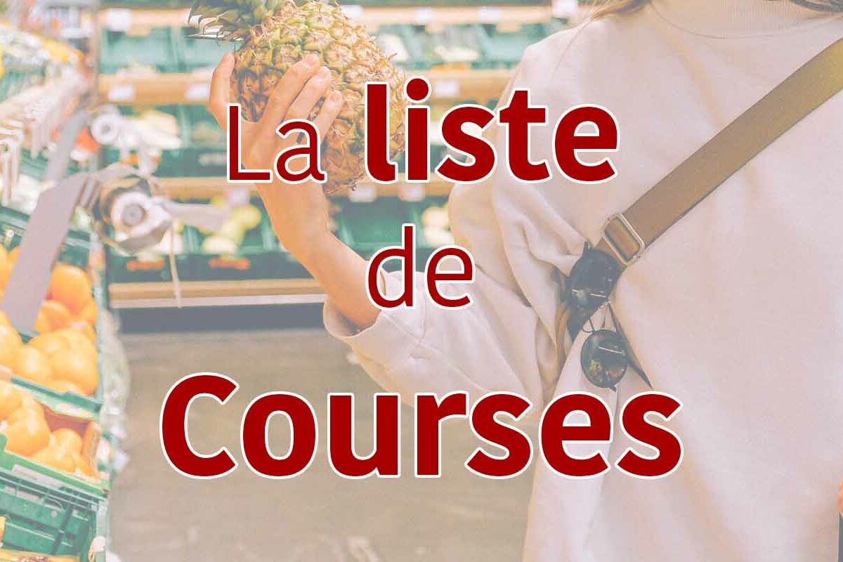 la liste de courses