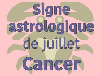 le signe astrologique de juillet, le cancer