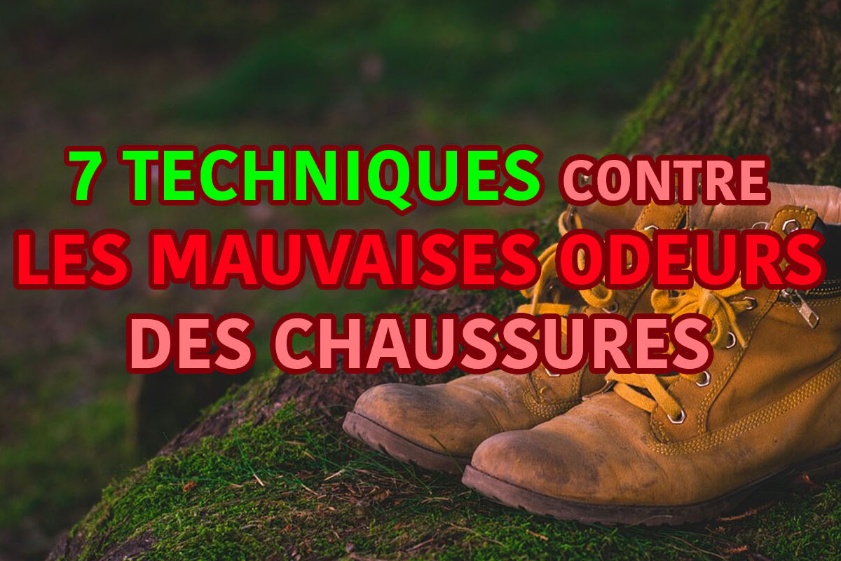 7 techniques pour désodoriser les chaussures