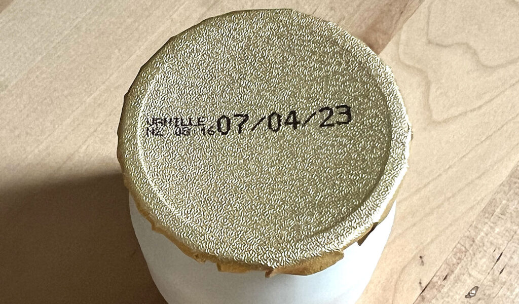 date péremption yaourt périmé