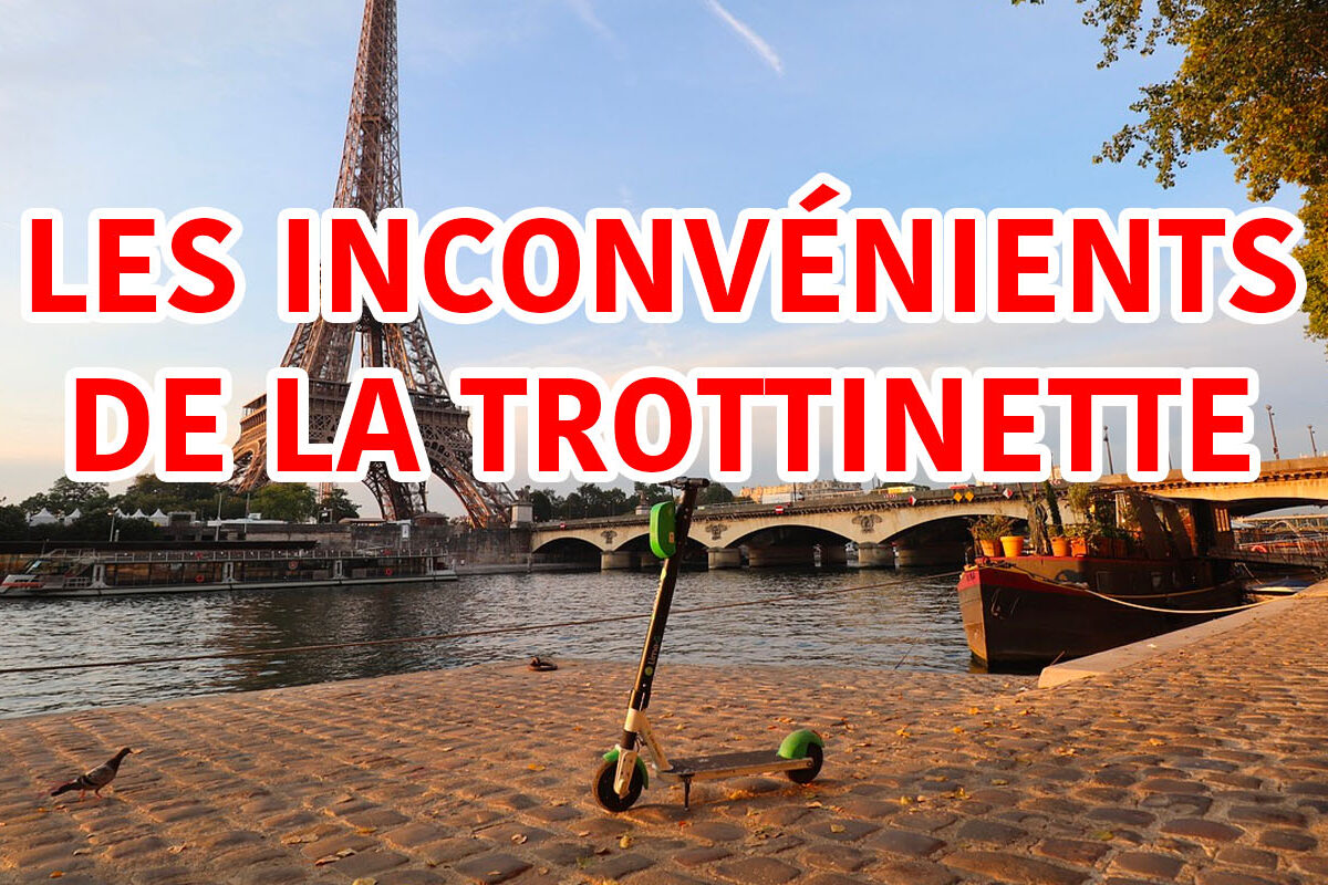 Les inconvénients de la trottinette électrique
