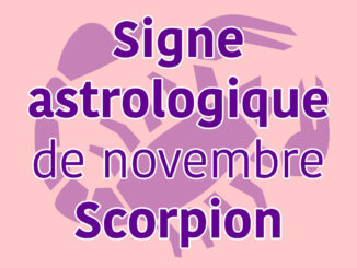 signe astrologique de novembre, le scorpion