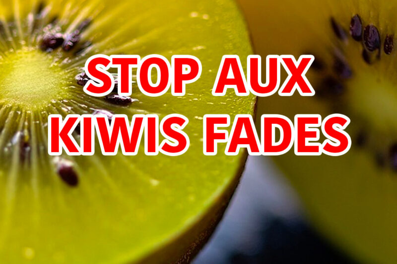 kiwi fade astuce au bicarbonate de soude