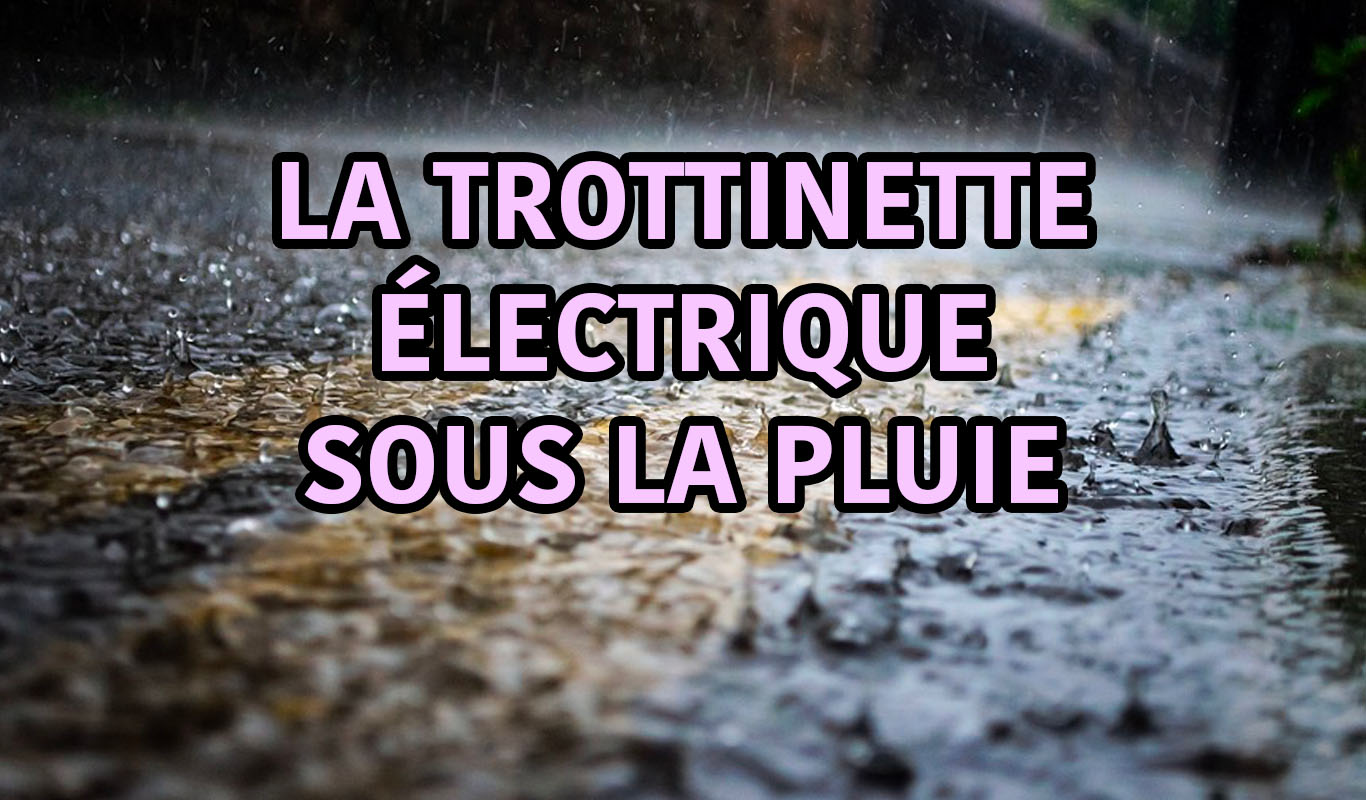 Peut-on utiliser une trottinette électrique sous la pluie ? – Trot'Secure