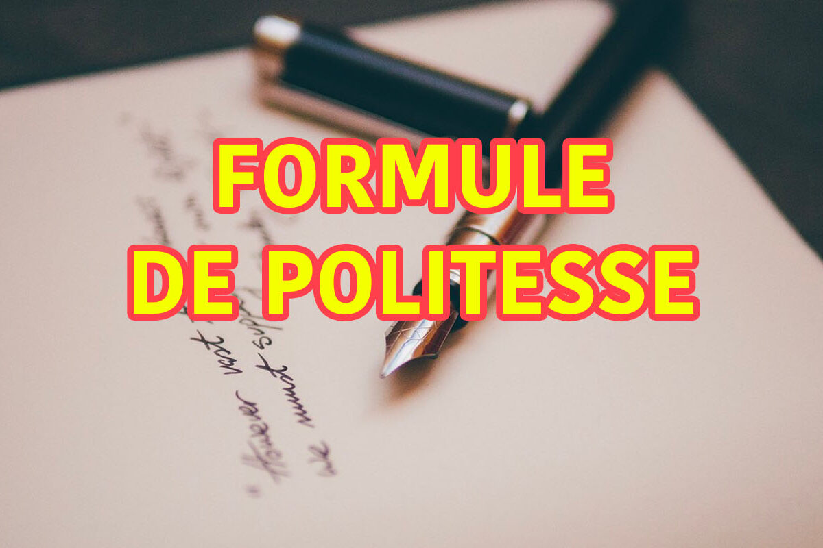 formule de politesse