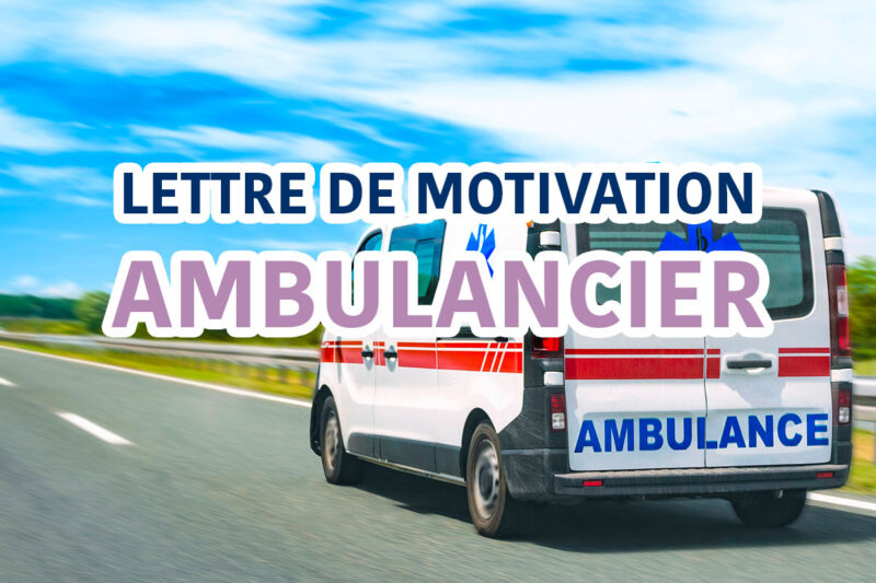 lettre de motivation ambulancier