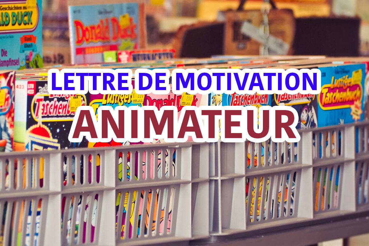 lettre de motivation animateur