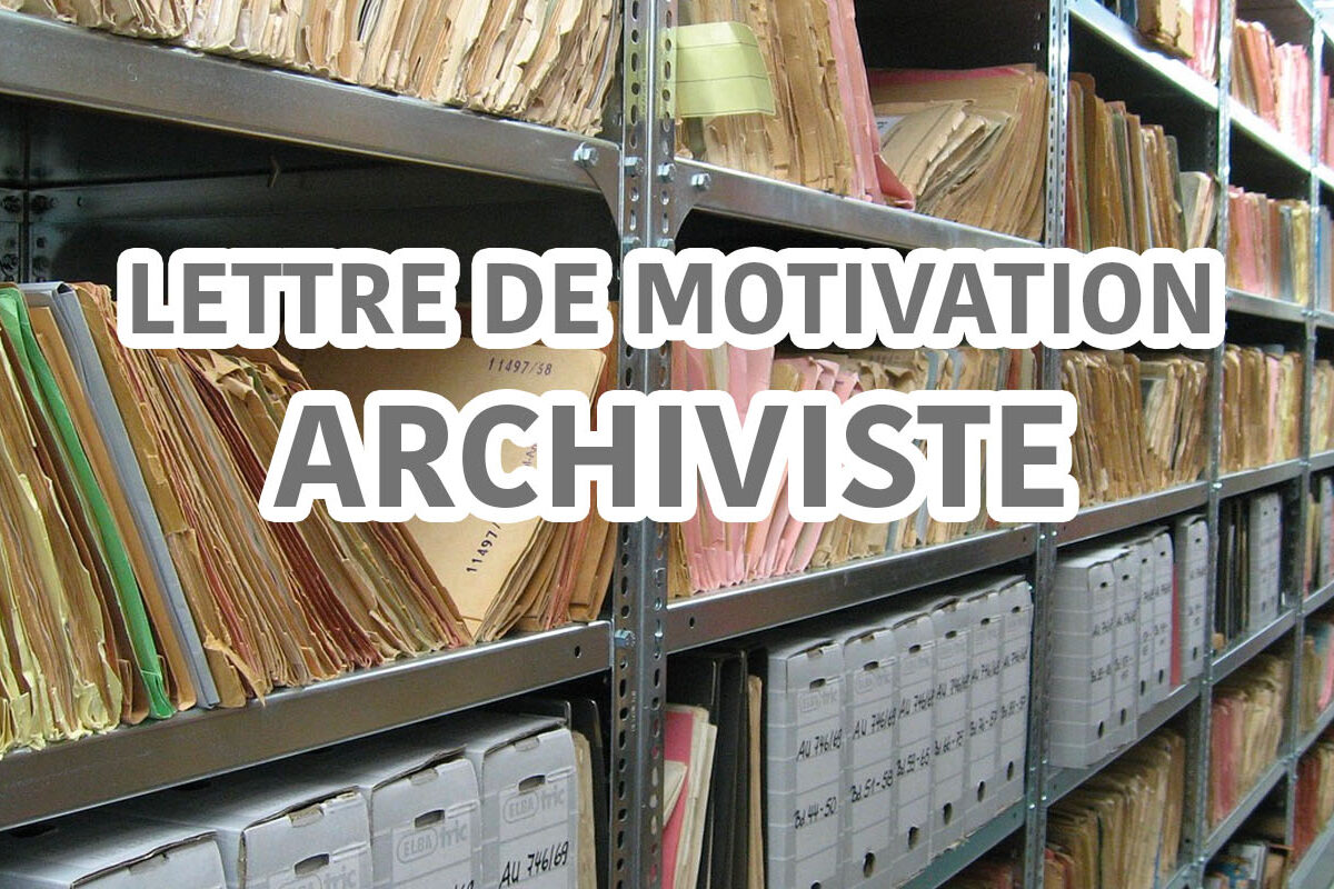 lettre de motivation archiviste