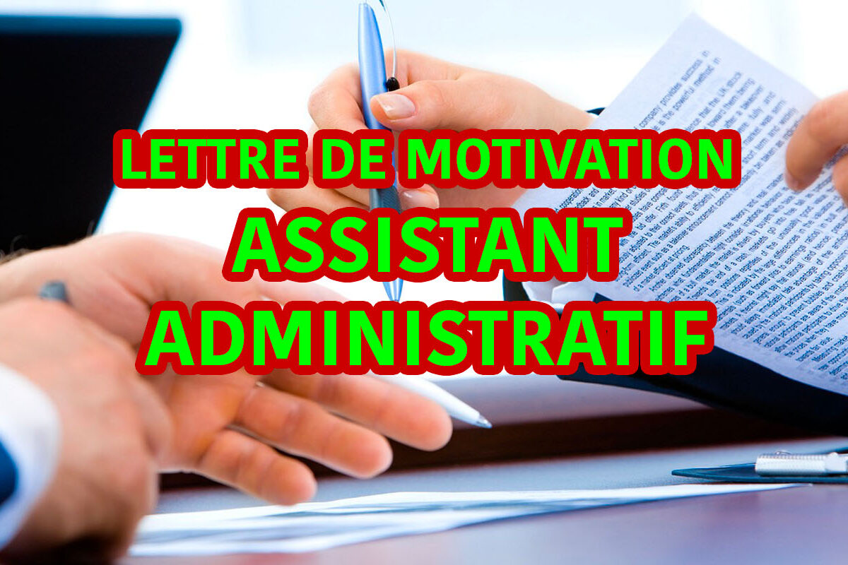 lettre de motivation assistant administratif
