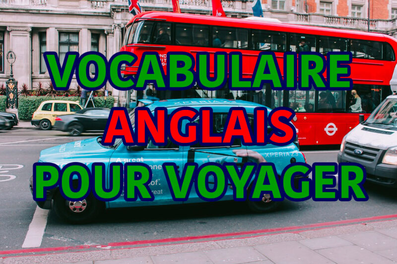 vocabulaire anglais voyage