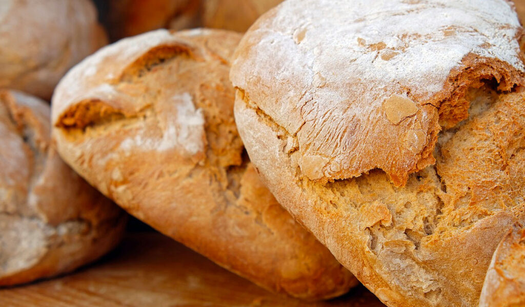 pain à base de levure de boulanger