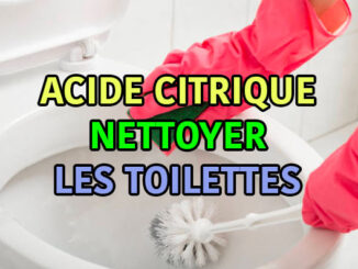 acide citrique nettoyer les toilettes