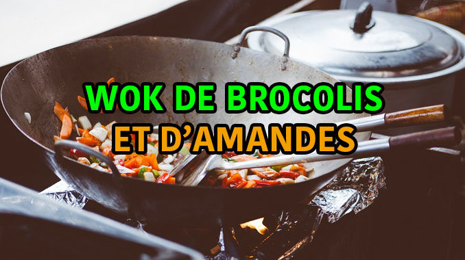 wok de brocolis et amandes