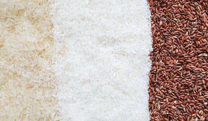 du riz cru par personne