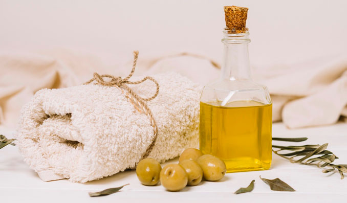 huile d'olive beauté