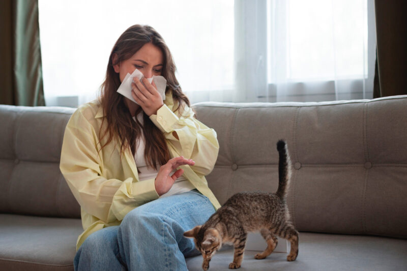 Les allergies aux chats