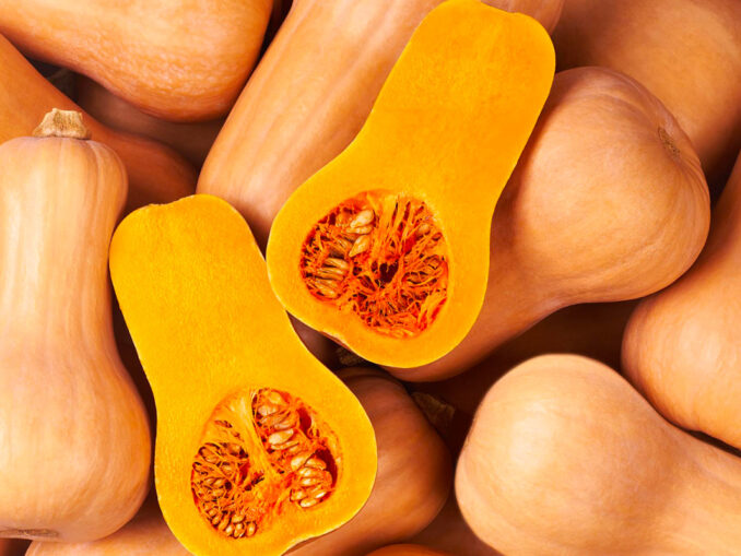 éplucher un butternut