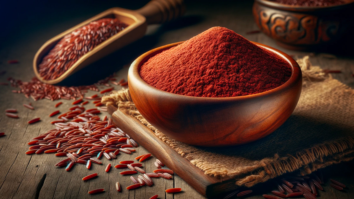 farine de riz rouge