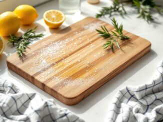 Comment désinfecter une planche à découper naturellement ?