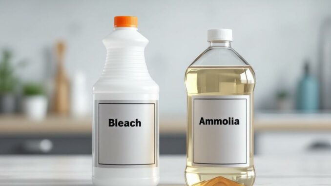 Les produits à ne jamais mélanger quand on fait le ménage