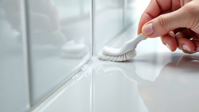 Nettoyer efficacement les joints de salle de bain