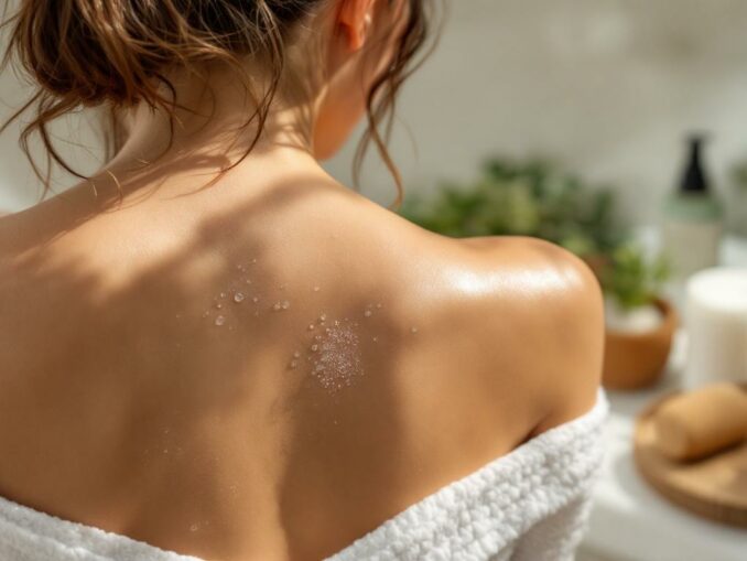 Prendre soin de son dos : hygiène, gommage, hydratation