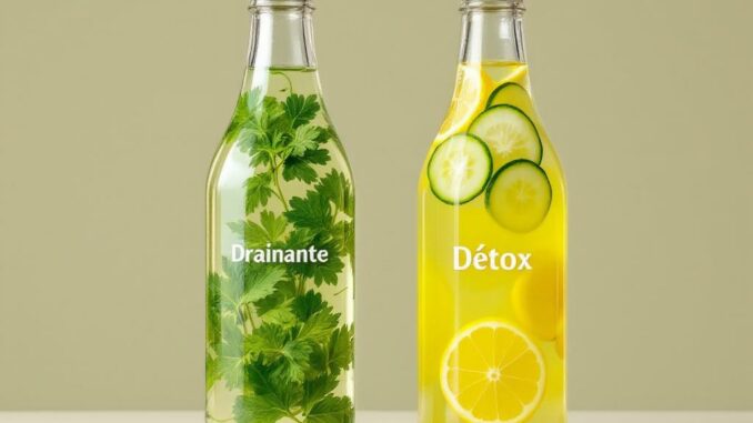 Quelle est la différence entre boisson drainante et boisson détox ?