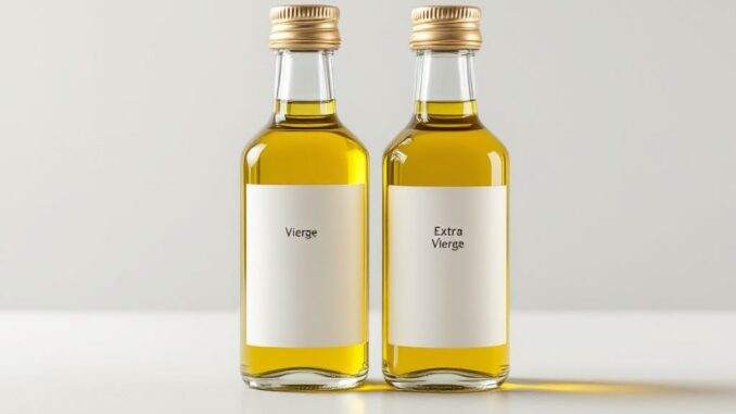 Quelle est la différence entre huile d’olive vierge et extra vierge ?