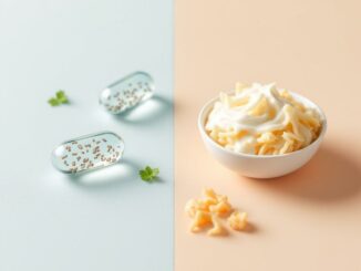 Quelle est la différence entre probiotiques en gélules et en aliments ?