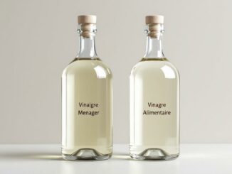 Quelle est la différence entre vinaigre ménager et vinaigre alimentaire ?