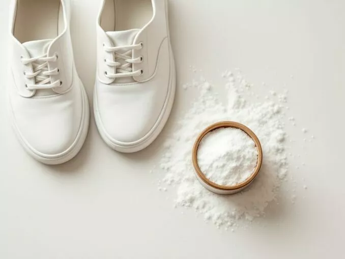 Astuces pour enlever les mauvaises odeurs de chaussures avec du bicarbonate