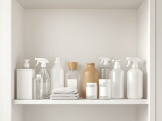 L’organisation idéale du placard à produits ménagers