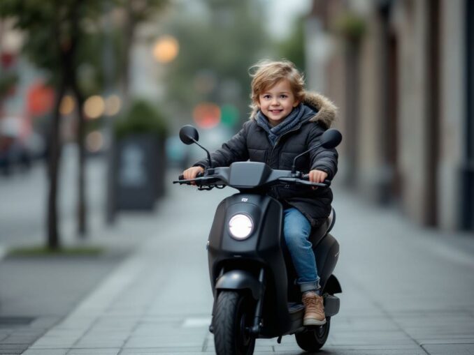 Peut-on transporter un enfant sur une trottinette ?