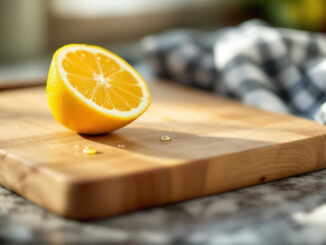 Comment nettoyer une planche à découper avec du citron ?