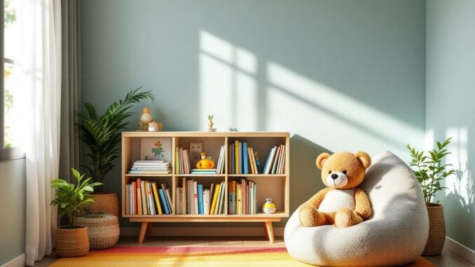 Créer un coin lecture pour enfants avec peu de moyens
