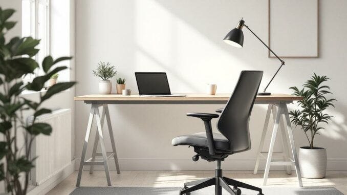 Créer un espace de travail adapté à la maison
