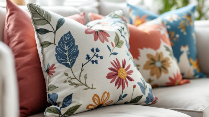 Customiser ses coussins pour personnaliser son intérieur