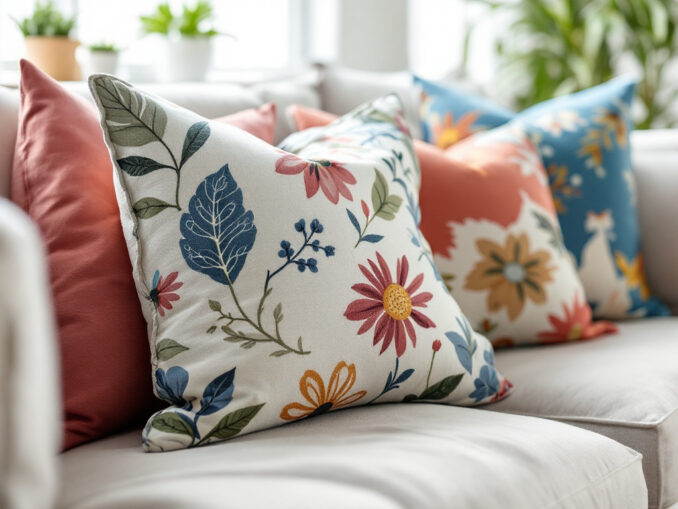 Customiser ses coussins pour personnaliser son intérieur