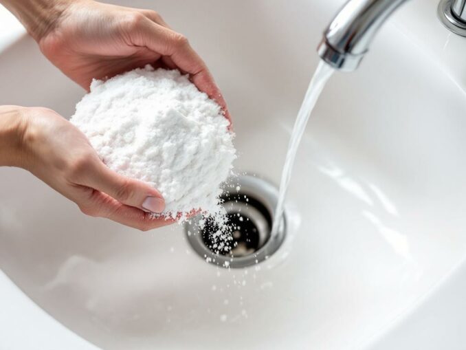 Déboucher une canalisation sans produits chimiques grâce au bicarbonate