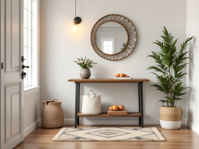 Décorer son entrée pour faire bonne impression