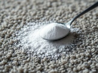Détacher un tapis avec une astuce simple au bicarbonate