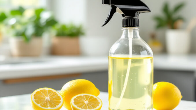 Faire un nettoyant multi-usage maison au citron