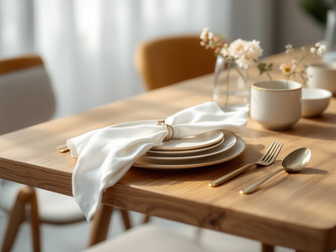 Faire une déco de table simple et élégante