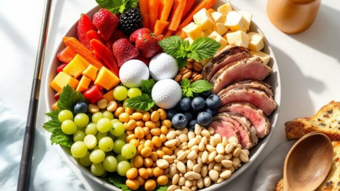 Golf et alimentation : quoi manger avant et après une partie ?