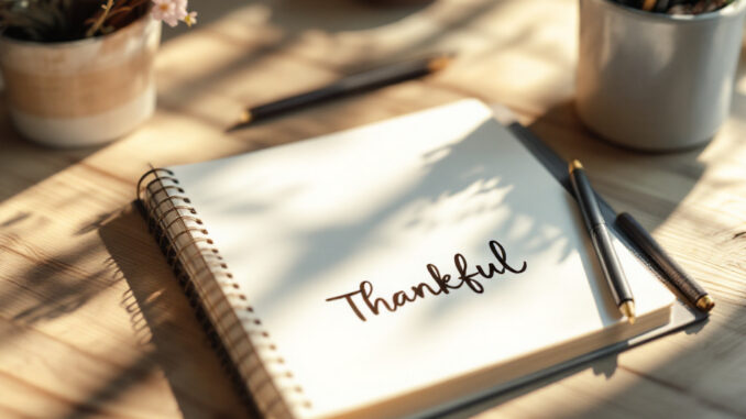 Journal de gratitude : pourquoi et comment le tenir