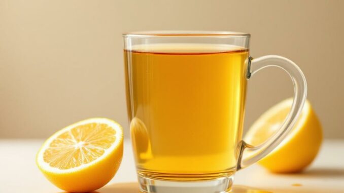 Miel au citron : une boisson santé simple et efficace